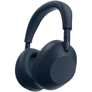 Беспроводные/проводные наушники Sony WH-1000XM6 синий, полноразмерные, Bluetooth + проводной, активное шумоподавление, до 40 ч