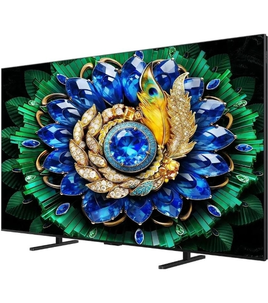 Телевизор TCL 55A400M, 55', черный, QD-MiniLED, 4K Ultra HD, 144Hz, Google TV, 3Gb/32Gb