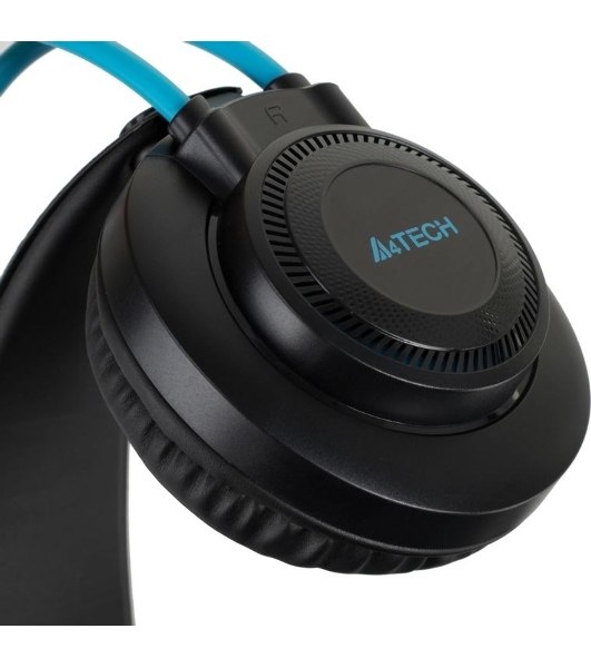Гарнитура A4Tech Fstyler FH200U серый/синий, проводная
