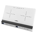 Плитка электрическая индукционного типа с двумя конфорками Endever Skyline IP-69, белый, мощность 1800 Вт+1300 Вт, диаметр посуды 12-26 см, 2 шт/уп, фото 1