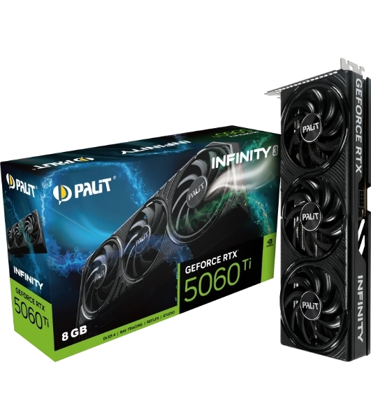Видеокарта Palit PA-RTX 5060Ti INFINITY 3 OC 8Gb