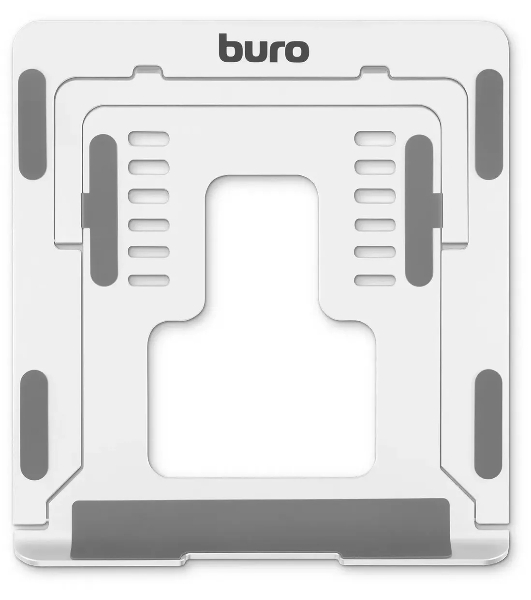 Подставка для ноутбука Buro BU-LS120 238x17x215мм 450г алюминий серебристый