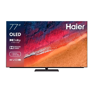 Телевизор Haier 77' DC0017M00RU S9 Pro черный OLED UHD 4K 120Hz Smart TV Android TV 3GB/32GB