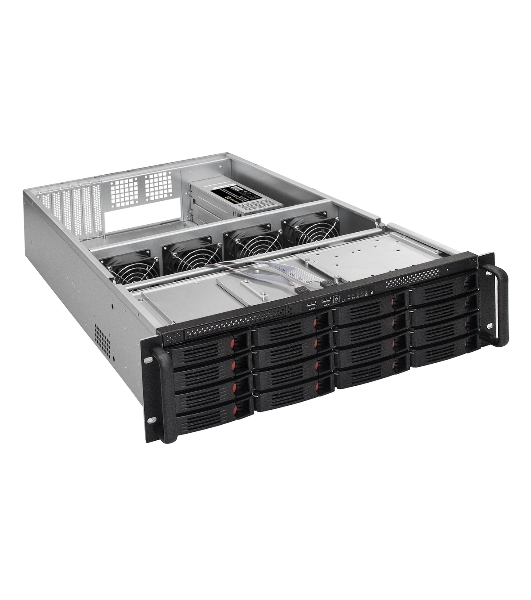 Серверная платформа ExeGate EX292421RUS Pro 3U660-HS16 (RM 19', высота 3U, глубина 660, Redundant БП 2x1000W, 16xHotSwap, USB)