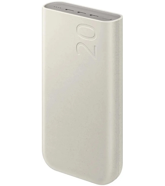 Портативный аккумулятор Samsung EB-P4520 20000mAh PD3.0 45W 4A 3xUSB-C бежевый (EB-P4520XUEGRU)