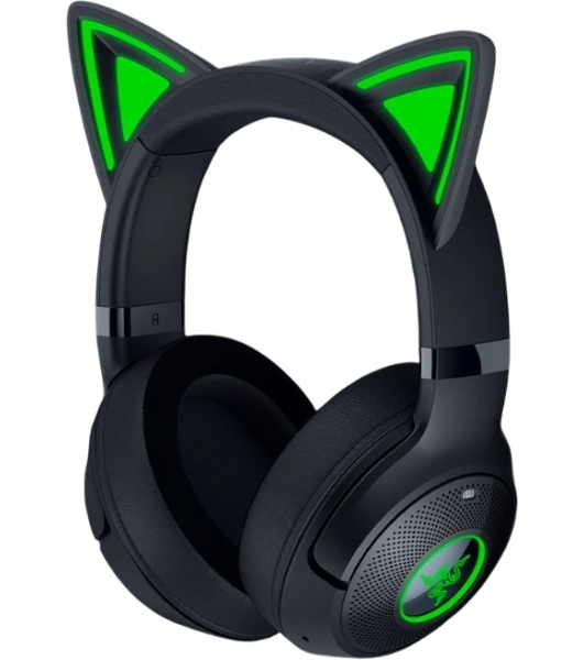 Гарнитура Razer Kraken Kitty V2 BT чёрный, беспроводная, Bluetooth, подсветка Razer Chroma RGB