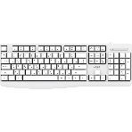 Клавиатура проводная Acer OKW301 (ZL.KBDCC.01B), USB, белый, фото 1
