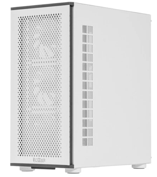Компьютерный корпус PCCooler ME200 MESH WH, Mesh Full Tower, белый, TG, SPCC, 3x120мм ARGb E-ATX, ATX, mATX, mITX 180/380/220мм 4x2.5', 2x3.5', 7+3xPCI 1xUSB-A 3.0, 2xUSB-A 2.0 432x225x495мм