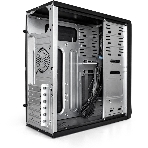 Компьютерный корпус Miditower ExeGate CP-603UB-UNS450 (ATX, БП UNS450 с вент. 12см, 2хUSB, аудио, черный), фото3