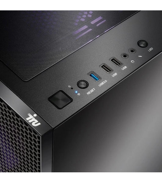 Компьютер IRU Tactio 510B7GP TWR i7 14700F (2.1) 32Gb SSD 1Tb RTX 5070 12Gb FreeDOS GbitEth 750W черный (RUS) (2146243)