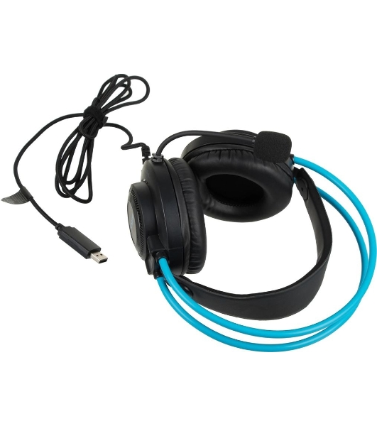 Гарнитура A4Tech Fstyler FH200U серый/синий, проводная