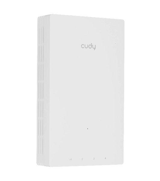 Точка доступа Wi-Fi Cudy AC1200 Gigabit Wall-Plate Access Point AC1200 Dual Band Gigabit Wall Plate Access Point, MT7621DAN+MT7613B+MT7603E, 867Mbps at 5GHz + 300Mbps at 2.4GHz, 1 x Gigabit PoE-IN Port, 802.3af/at, 4 x Gigabit RJ45 ports, LAN1 support PoE Out, Cudy Mesh Support