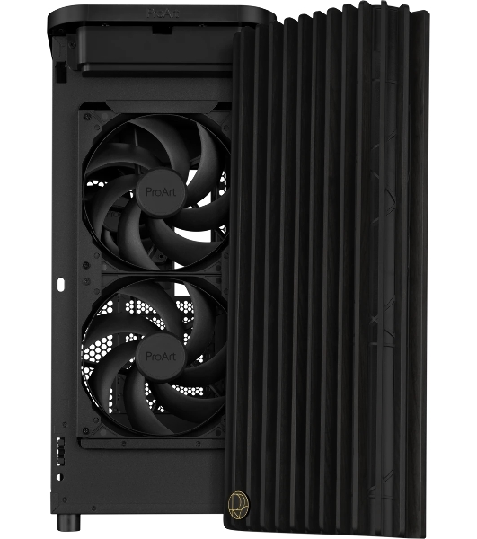 Компьютерный корпус ASUS PROART PA401 WOOD TG PWM черный