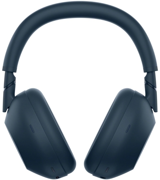 Беспроводные/проводные наушники Sony WH-1000XM6 синий, полноразмерные, Bluetooth + проводной, активное шумоподавление, до 40 ч