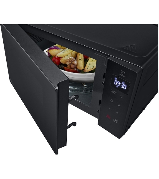 Микроволновая печь LG MH6032GAS черный, 20 л, 700 Вт, переключатели - сенсор