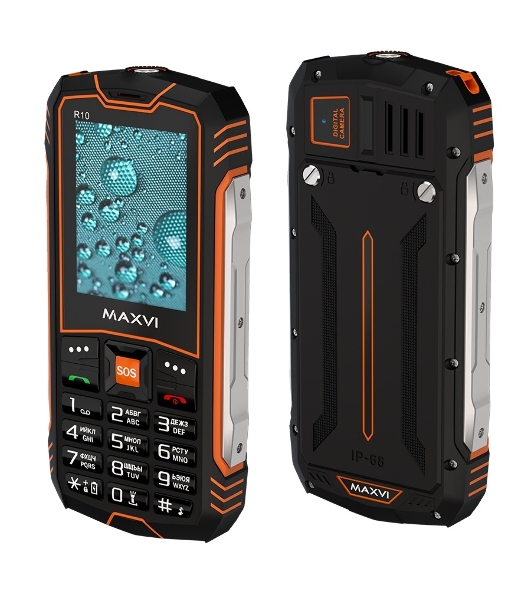 Мобильный телефон Maxvi R10 оранжевый