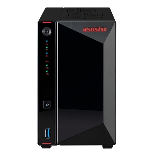 Сетевой накопитель ASUSTOR AS5402T 2-Bay NAS/Media player/Intel Celeron N5105 2.0GHz up to 2.9GHz, 4Gb SO-DIMM DDR4, noHDD(HDD,SSD),/2x 2,5Gb (LAN)/3xUSB3.2,HDMI; 90IX01R1-BW3S20
