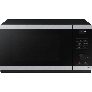 Микроволновая печь Samsung MG23DG4524ATBW нержавеющая сталь/черный 23 л, 800 Вт, переключатели - поворотный механизм