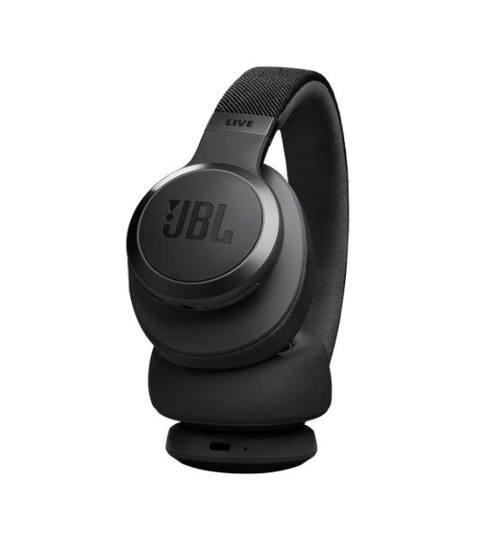 Беспроводные/проводные наушники JBL Live 770NC черный, полноразмерные, Bluetooth 5.3 + проводной, адаптивное шумоподавление , до 65 ч
