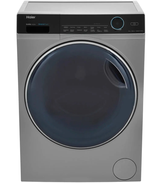 Стиральная машина Haier HWD80-BP14979S серебристый, загрузка фронтальная 8 кг, 5 кг - сушка, 1400 об/мин, класс: B