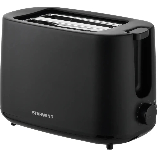 Тостер Starwind ST3106 черный, 750 Вт, 2 слота