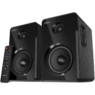 Акустическая система SVEN 2.0 SVEN SPS-725 черный (50 Вт, BT, пульт)