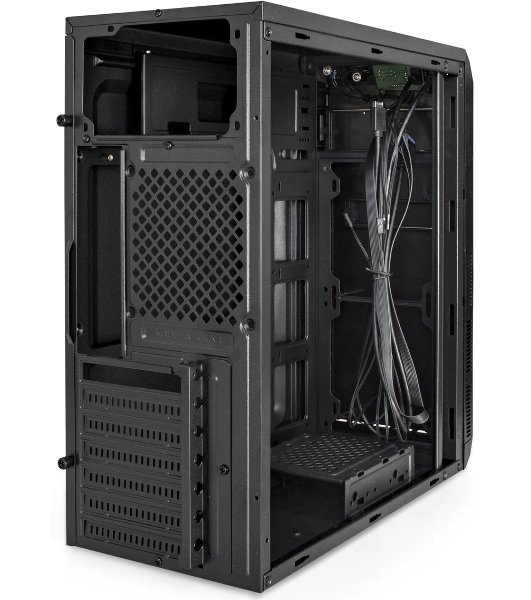 Компьютерный корпус Miditower ExeGate XP-334UC-UNS400 (ATX, БП UNS400 с вент. 12см, 1хUSB/1хUSB 3.0/1хTypeC, аудио, черный)
