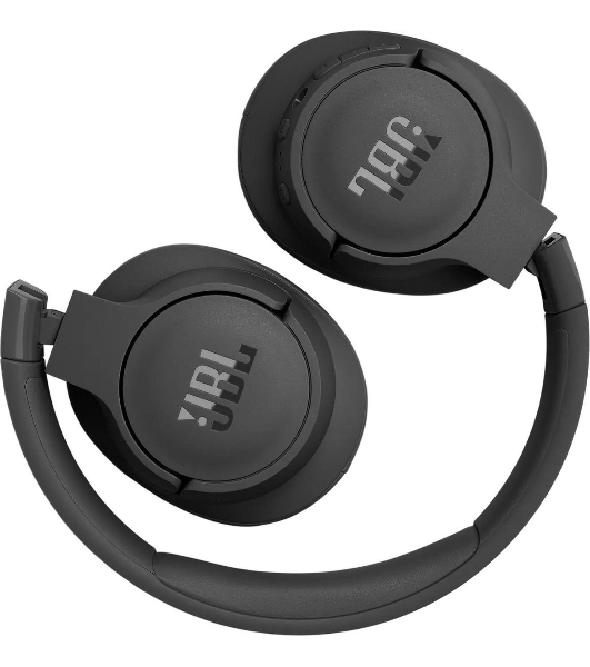 Беспроводные/проводные наушники JBL Tune 770NC черный, полноразмерные, Bluetooth + проводной, адаптивное шумоподавление, до 70 ч