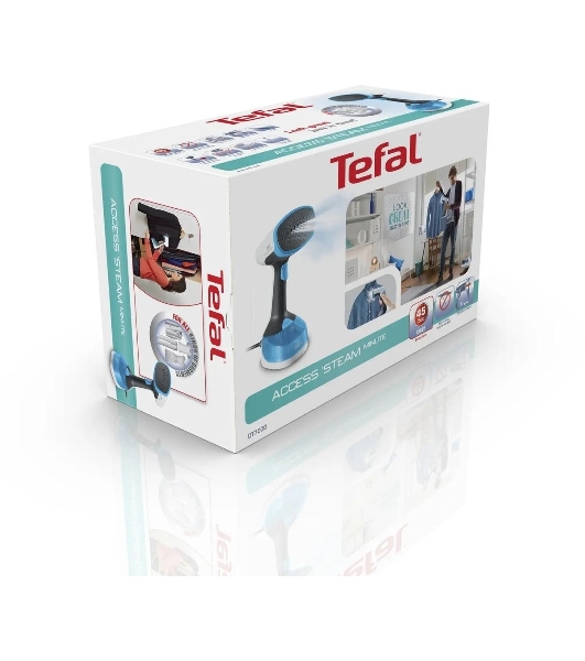 Отпариватель Tefal DT7000E0 белый/синий, 1100 Вт, 17 г/мин, 150 мл