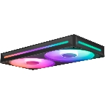 Вентилятор для корпуса Case Cooler NZXT F240 RGb Core (120x120x25мм, 4-pin PWM, RGb, 75.12CFM, 30dBA, 2400RPM, Black, Single-Frame RGb Fan Unit), фото5