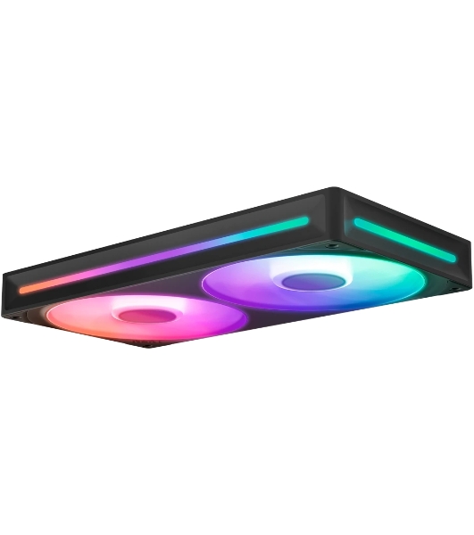 Вентилятор для корпуса Case Cooler NZXT F240 RGb Core (120x120x25мм, 4-pin PWM, RGb, 75.12CFM, 30dBA, 2400RPM, Black, Single-Frame RGb Fan Unit)