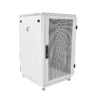Шкаф телеком. напольный 18U (600x600) дверь перфорированная (ШТК-М-18.6.6-4ААА) (2 коробки)