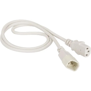 Шнур питания Lanmaster LAN-PP13/14-1.5-WH C13-С14 проводник.:3x0.75мм2 1.5м 220В 10А белый