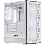 Компьютерный корпус PCCooler ME200 MESH WH, Mesh Full Tower, белый, TG, SPCC, 3x120мм ARGb E-ATX, ATX, mATX, mITX 180/380/220мм 4x2.5', 2x3.5', 7+3xPCI 1xUSB-A 3.0, 2xUSB-A 2.0 432x225x495мм, фото 1