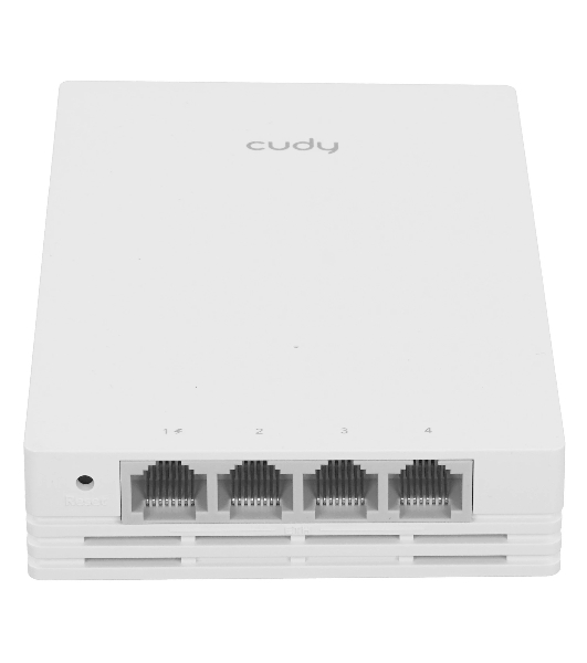 Точка доступа Wi-Fi Cudy AC1200 Gigabit Wall-Plate Access Point AC1200 Dual Band Gigabit Wall Plate Access Point, MT7621DAN+MT7613B+MT7603E, 867Mbps at 5GHz + 300Mbps at 2.4GHz, 1 x Gigabit PoE-IN Port, 802.3af/at, 4 x Gigabit RJ45 ports, LAN1 support PoE Out, Cudy Mesh Support