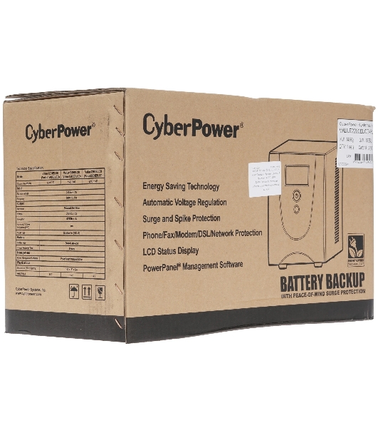Источник бесперебойного питания CyberPower VALUE2200ELCD/2200 ВА/1320 Вт/4 х CEE 7 (евророзетка)
