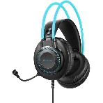 Гарнитура A4Tech Fstyler FH200U серый/синий, проводная, фото13