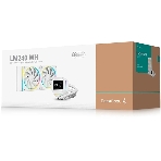 Система жидкостного охлаждения Deepcool LM240 WH ARGB Soc-AM5/AM4/1200/1700/1851 белый 4-pin 19-36dB Al LCD 220W 1404gr Ret (R-LM240-WHDMMC-1), фото2