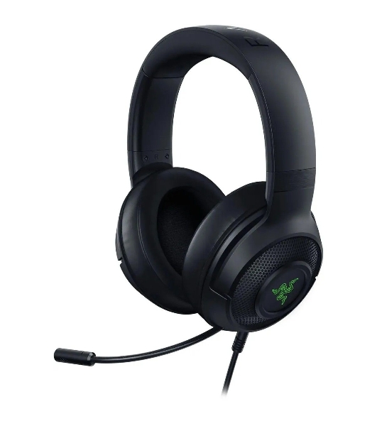 Гарнитура Razer Kraken V3 X (2022) чёрный, проводная, USB, подсветка