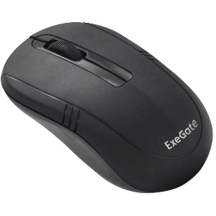 Мышь беспроводная ExeGate Professional Standard SR-9021 черный, 1200 dpi, радиоканал, USB, кнопки - 3