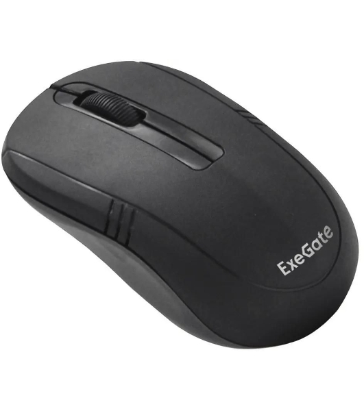 Мышь беспроводная ExeGate Professional Standard SR-9021 черный, 1200 dpi, радиоканал, USB, кнопки - 3