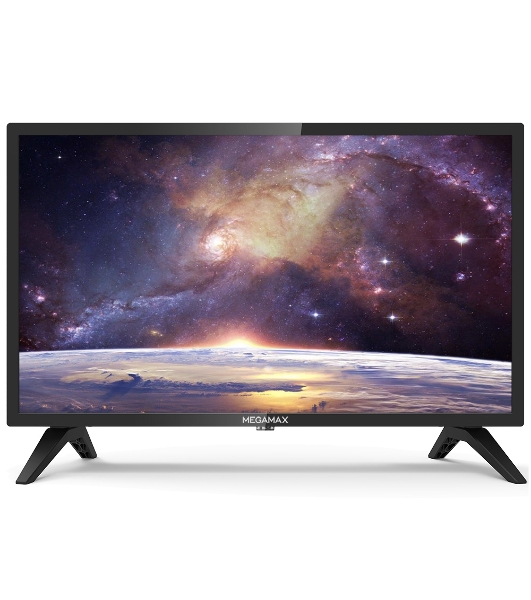 Телевизор MEGAMAX 24' 24MG11HSM черный DLED HD 60Hz Smart TV Android 11