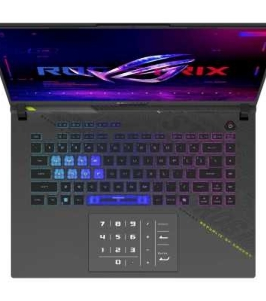 Ноутбук ASUS ROG Strix G16 G614PM-S5138/16'/IPS/AMD Ryzen 9 8940HX/16384Mb/512Gb SSD/nVidia GeForce RTX 5060/DOS/серый/2.5kg