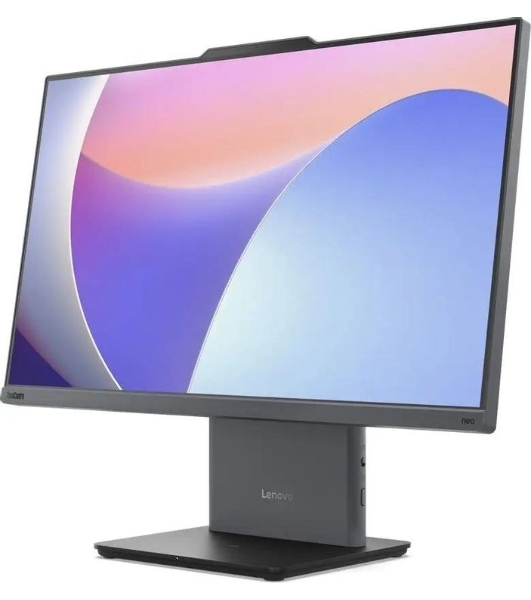 Моноблок Lenovo ThinkCentre neo 50a G5 23.8' Full HD Core 5 210H (2.5) 16Gb SSD512Gb UHDG без ОС GbitEth WiFi BT 90W клавиатура мышь Cam серый 1920x1080