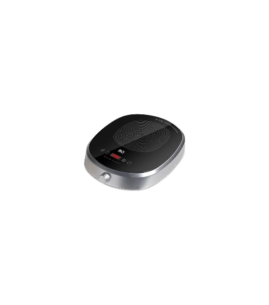 Плита настольная электрическая BQ HP121SS серый, 2.4 кВт, индукция, конфорки - 1, стеклокерамика, сенсор, поворотные переключатели