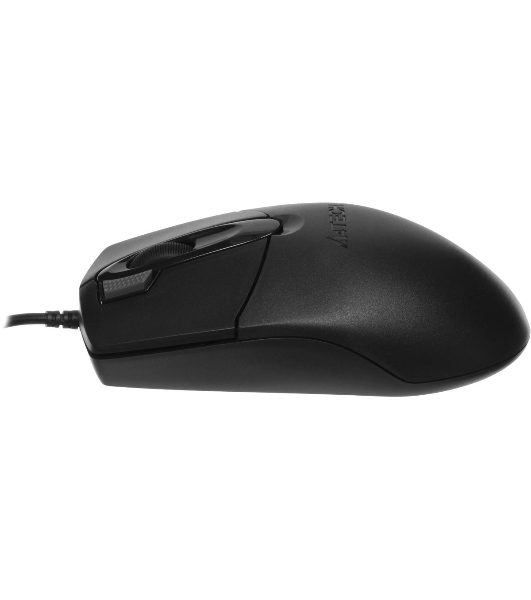 Мышь проводная A4Tech OP-730D черный, 1200 dpi, USB, кнопки - 4