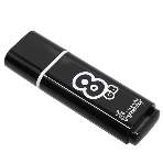 Флешка USB Smartbuy Glossy series black (SB8GbGS-K), 8Gb, USB 2.0, R/W 25/15, черный, фото3