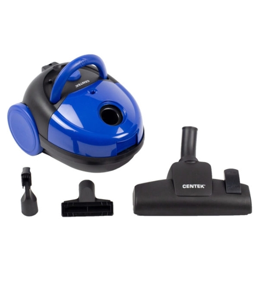 Пылесос Centek CT-2518 синий/черный, 350/1800 Вт, уборка сухая, пылесборник мешок, 1.5 л