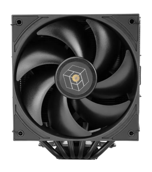 Кулер для процессора Thermalright Royal Pretor 130 черный (4-pin PWM, 158мм, Ni/Cu, 6x6мм, 1x120+1x130мм, 80.45CFM/81.88CFM, 29.4dBA/28.3dBA, 2150PM/1750RPM, S: 1200, 1700, 1851, 2011, 2066, 115X, AM4, AM5, black)