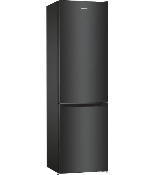 Холодильник Gorenje NRK6202EBXL4 черный матовый двухкамерный 235/96л морозилка снизу, No Frost